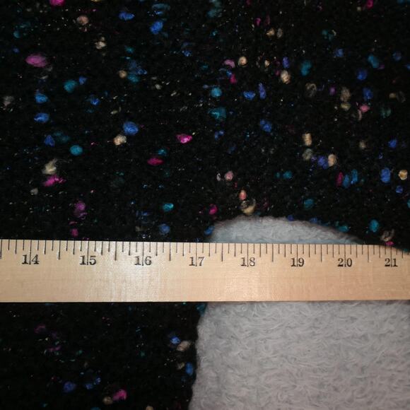 Maeve Anthropologie Sweater Womens XS Black Confetti Chunky Bell Sleeve Oversize - Picture 8 of 13